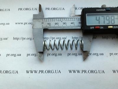 Пружина стиснення 1,5 х 12,5 х 48 (Артикул: S6684)