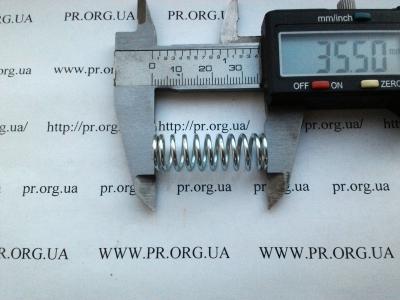 Пружина сжатия 1,5 х 12 х 35,5 (Артикул: S6690)