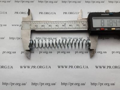 Пружина стиснення 1,3 х 12,4 х 82 (Артикул: S6699)