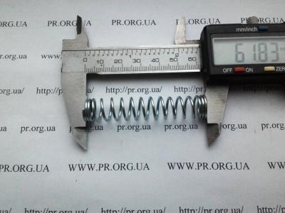 Пружина стиснення 1,3 х 11,8 х 61,8 (Артикул: S6702)