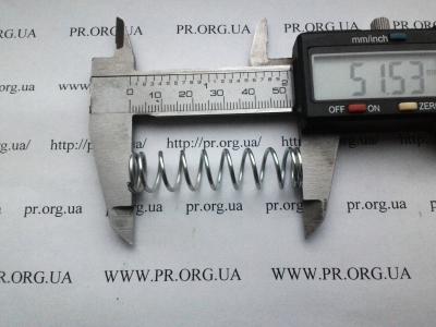 Пружина сжатия 1,3 х 12,4 х 51,5 (Артикул: S6705)