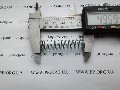 Пружина сжатия 1,3 х 11,2 х 49,5 (Артикул: S6708)