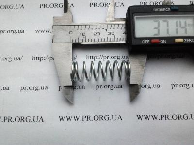 Пружина стиснення 1,3 х 13,2 х 37 (Артикул: S6712)