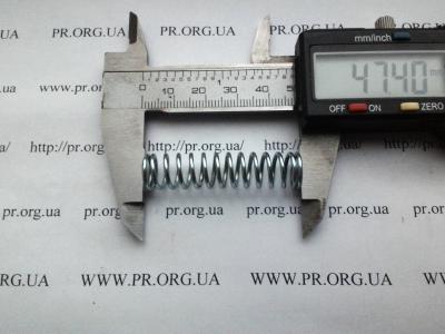 Пружина стиснення 1,3 х 11 х 47,5 (Артикул: S6716)