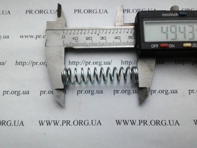 Пружина сжатия 1,3 х 11,2 х 49,5 (Артикул: S6718)