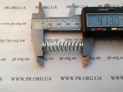 Пружина сжатия 1,2 х 11 х 41 (Артикул: S6722)