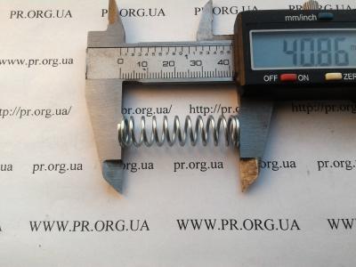 Пружина сжатия 1,2 х 11 х 40,8 (Артикул: S6723)