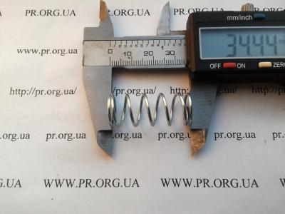 Пружина стиснення 1,2 х 14 х 34,5 (Артикул: S6729)