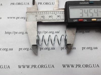 Пружина стиснення 1 х 12,6 х 34,5 (Артикул: S6746)