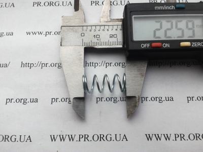 Пружина стиснення 1 х 10,2 х 22,5 (Артикул: S6752)