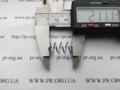 Пружина сжатия 1 х 10,3 х 21 (Артикул: S6753)