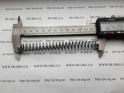 Пружина стиснення 2 х 11,8 х 124,5 (Артикул: S6758)