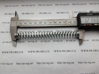 Пружина стиснення 2 х 11,8 х 121,5 (Артикул: S6761)