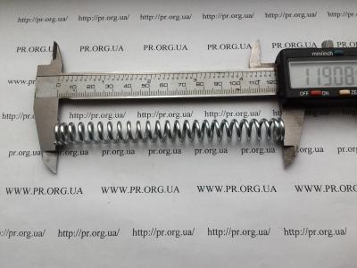 Пружина сжатия 2 х 11,8 х 119 (Артикул: S6763)