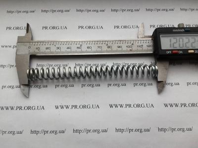 Пружина стиснення 2 х 11,8 х 120,2 (Артикул: S6766)