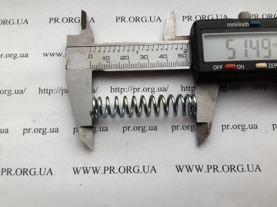 Пружина стиснення 1,5 х 11 х 51,5 (Артикул: S6773)