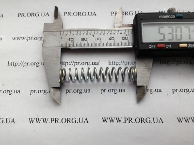 Пружина сжатия 1,3 х 10,4 х 53 (Артикул: S6780)