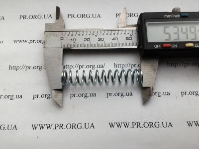 Пружина сжатия 1,3 х 10,4 х 53,5 (Артикул: S6781)