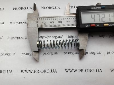 Пружина стиснення 1,3 х 10,4 х 47 (Артикул: S6783)