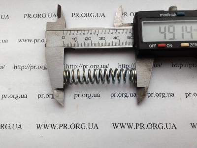 Пружина стиснення 1,3 х 10,4 х 49 (Артикул: S6785)