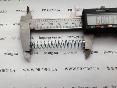Пружина стиснення 1 х 9,6 х 68 (Артикул: S6789)