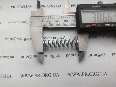 Пружина стиснення 1,6 х 9,6 х 38,5 (Артикул: S6796)