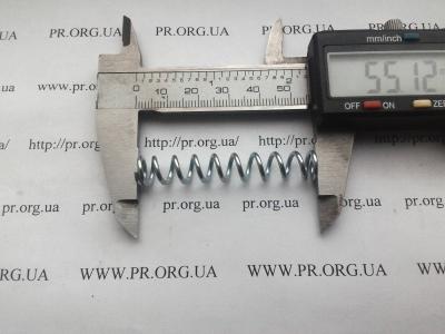Пружина сжатия 1,5 х 9,3 х 55 (Артикул: S6800)