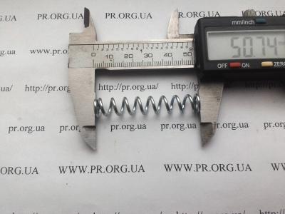 Пружина сжатия 1,5 х 9,3 х 50,5 (Артикул: S6801)