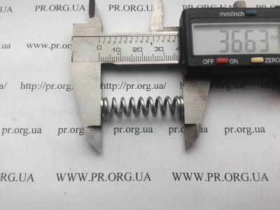 Пружина стиснення 1,5 х 9 х 36,5 (Артикул: S6804)