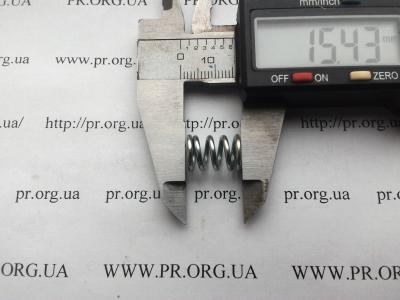 Пружина стиснення 1,5 х 10 х 15,5 (Артикул: S6812)