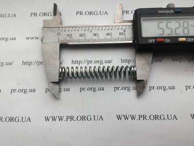 Пружина стиснення 1,4 х 9 х 55 (Артикул: S6814)
