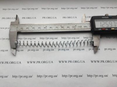 Пружина стиснення 1 х 9 х 126 (Артикул: S6821)