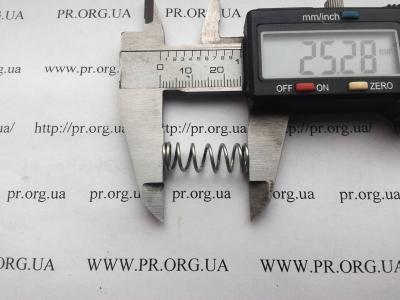 Пружина стиснення 1 х 8,8 х 25 (Артикул: S6830)