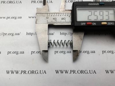 Пружина стиснення 1 х 6,8 х 26 (Артикул: S6831)