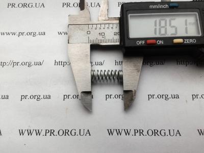 Пружина стиснення 1 х 7 х 18,5 (Артикул: S6833)
