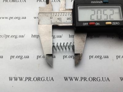 Пружина стиснення 0,8 х 7,8 х 20,5 (Артикул: S6840)