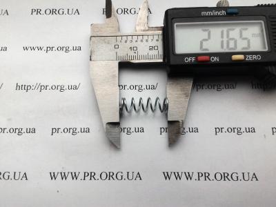 Пружина сжатия 0,8 х 7,2 х 21,5 (Артикул: S6841)