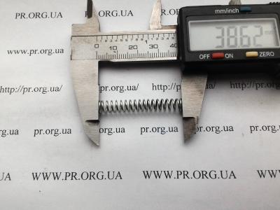 Пружина сжатия 0,8 х 6 х 38,5 (Артикул: S6849)