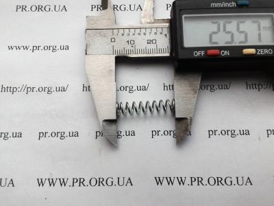 Пружина сжатия 0,8 х 6 х 25,5 (Артикул: S6858)