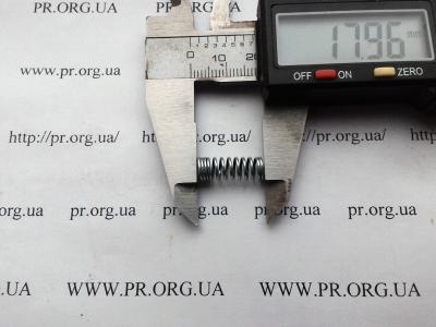 Пружина сжатия 0,8 х 6,4 х 18 (Артикул: S6859)