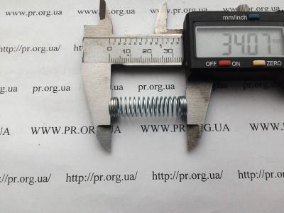 Пружина стиснення 0,7 х 9,2 х 34 (Артикул: S6865)