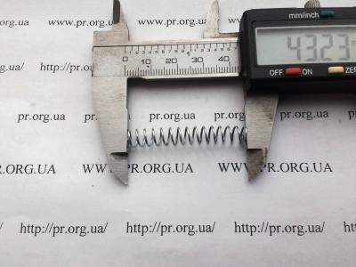 Пружина стиснення 0,7 х 7 х 43 (Артикул: S6870)