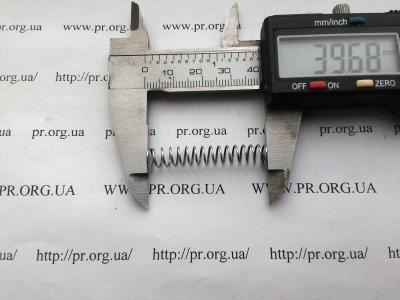 Пружина стиснення 0,7 х 7 х 39,5 (Артикул: S6871)