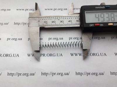 Пружина стиснення 0,7 х 6,4 х 49 (Артикул: S6875)