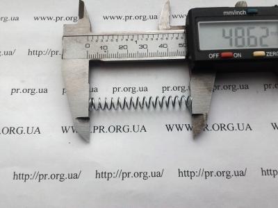 Пружина сжатия 0,7 х 6,4 х 48,5 (Артикул: S6876)