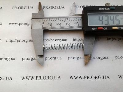 Пружина сжатия 0,7 х 6,6 х 43,5 (Артикул: S6881)