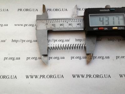 Пружина сжатия 0,7 х 6,6 х 43 (Артикул: S6882)