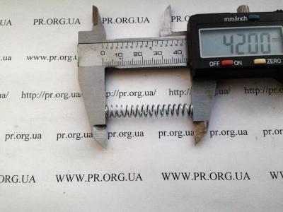 Пружина сжатия 0,7 х 6,2 х 42 (Артикул: S6884)