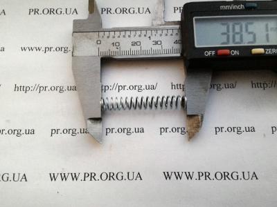 Пружина сжатия 0,7 х 6,2 х 38,5 (Артикул: S6886)