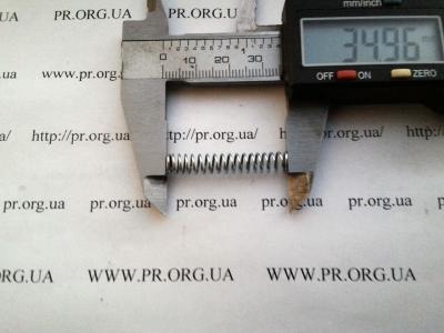 Пружина сжатия 0,7 х 6 х 35 (Артикул: S6897)